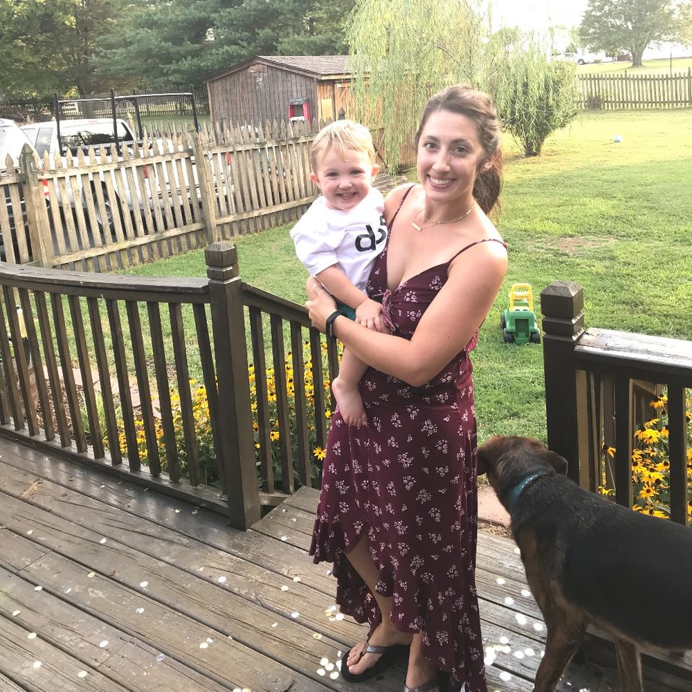 Burgundy Spring Dress - Picture 2 of 5